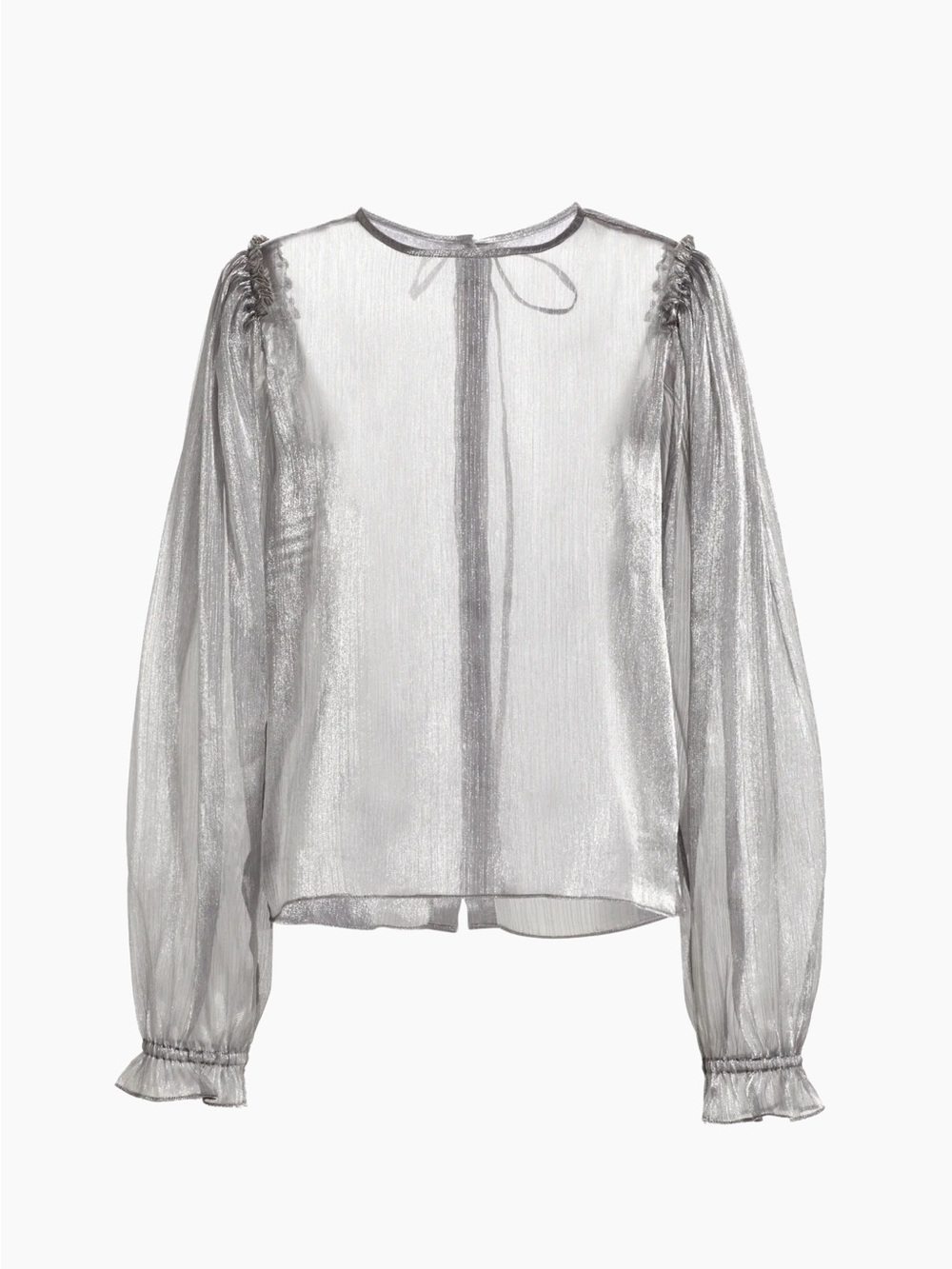 Free People Freya Top Silver Medium $98